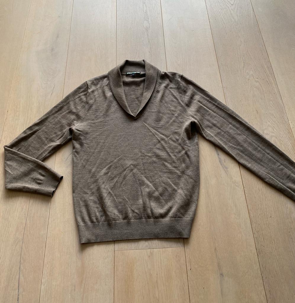 Drykorn merino wol trui M nieuwstaat, Ophalen of Verzenden, Zo goed als nieuw, Maat 48/50 (M), Beige