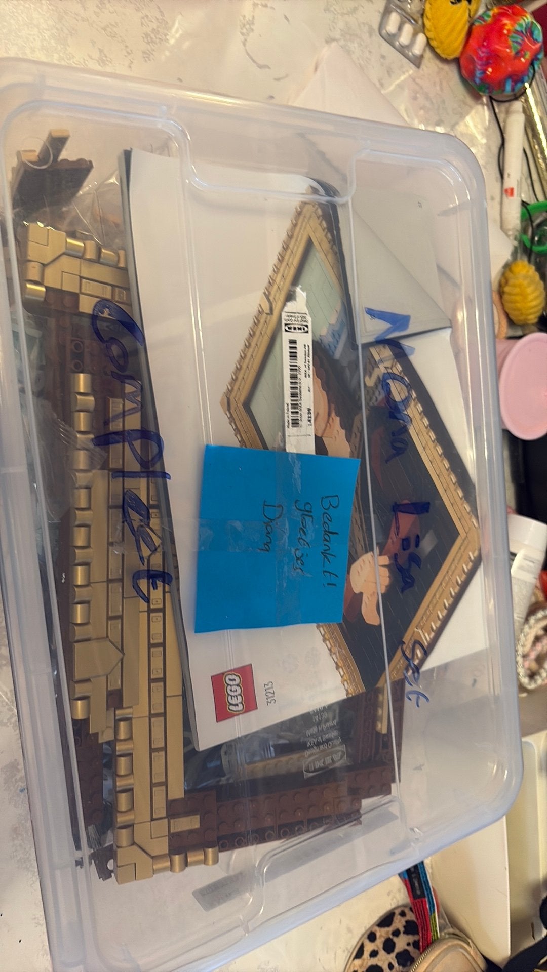 Mona lisa lego set, Ophalen, Overige thema's, Lego, Nieuw