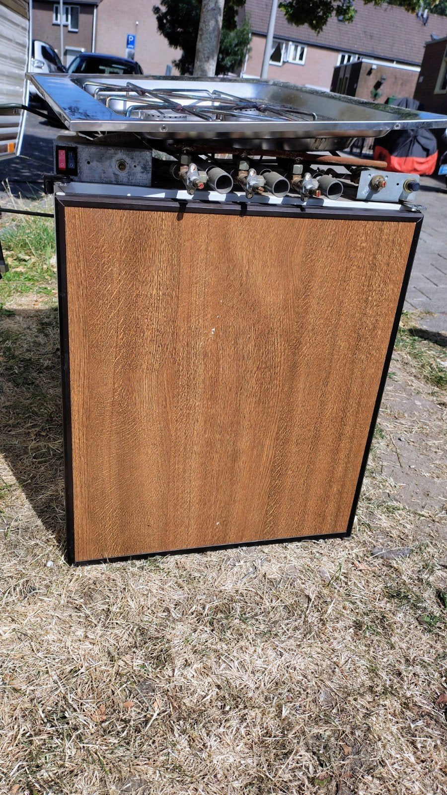 Caravan koelkast Hobby Prestige 580 (1981) met gasstel, Ophalen, Gebruikt