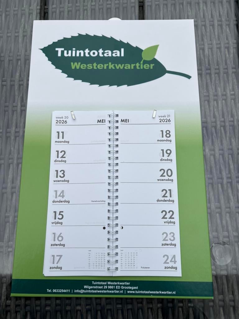 Kalender gratis, Diversen, Agenda's, Ophalen, Nieuw