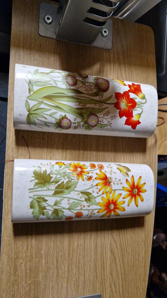 brocante porceleine radiator elementen, Ophalen of Verzenden