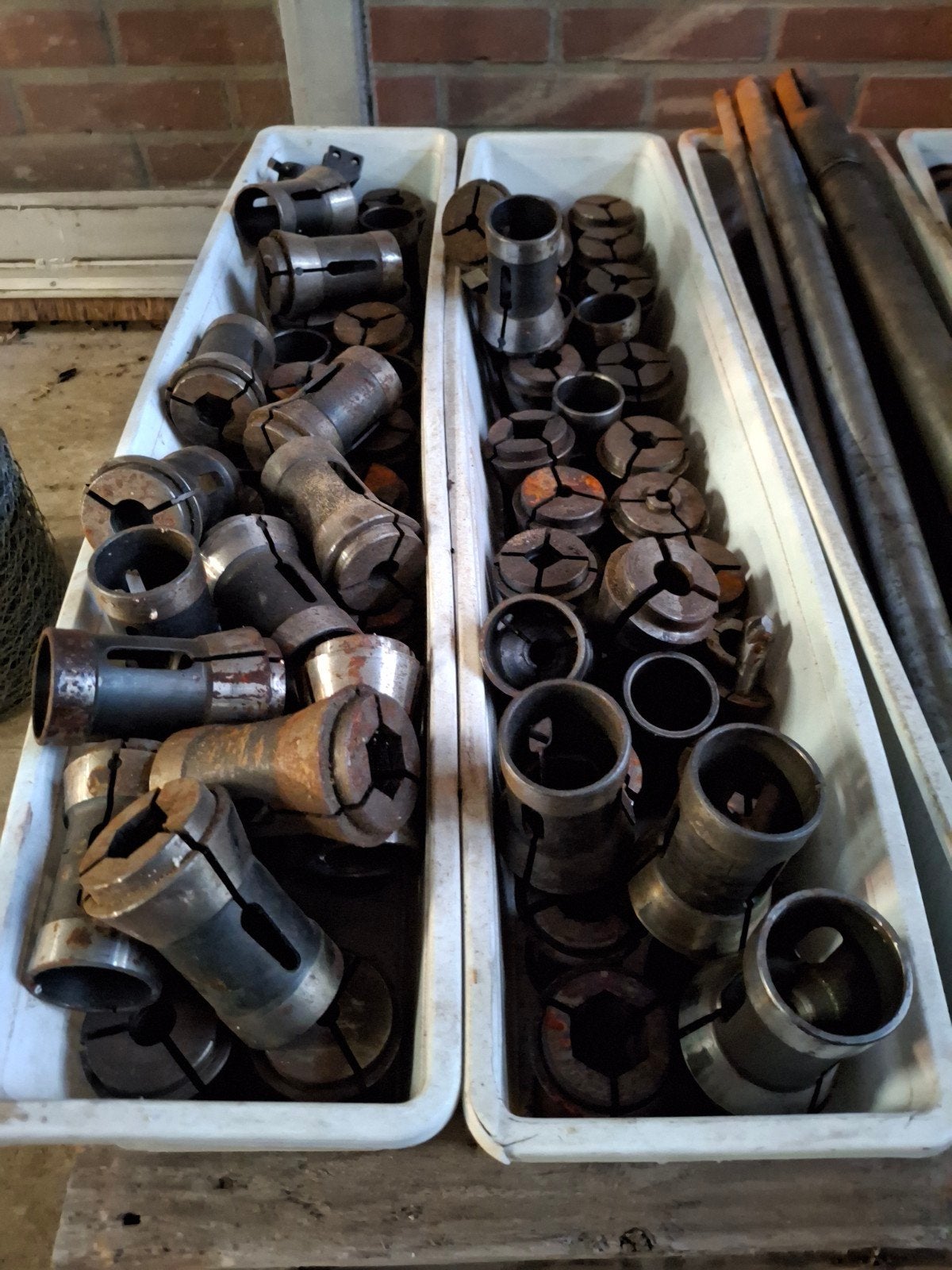 Spantangen voor o.a.Traub draaiautomaten, Ophalen, Gebruikt, Metaaldraaibank, Minder dan 500 mm