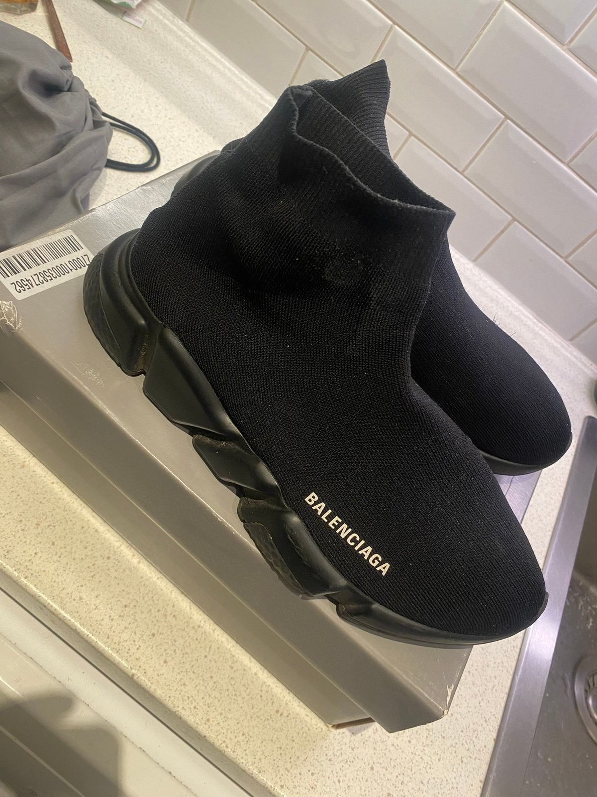 Balenciaga Speedrunners, Kleding | Heren, Schoenen, Ophalen of Verzenden, Zo goed als nieuw, Zwart