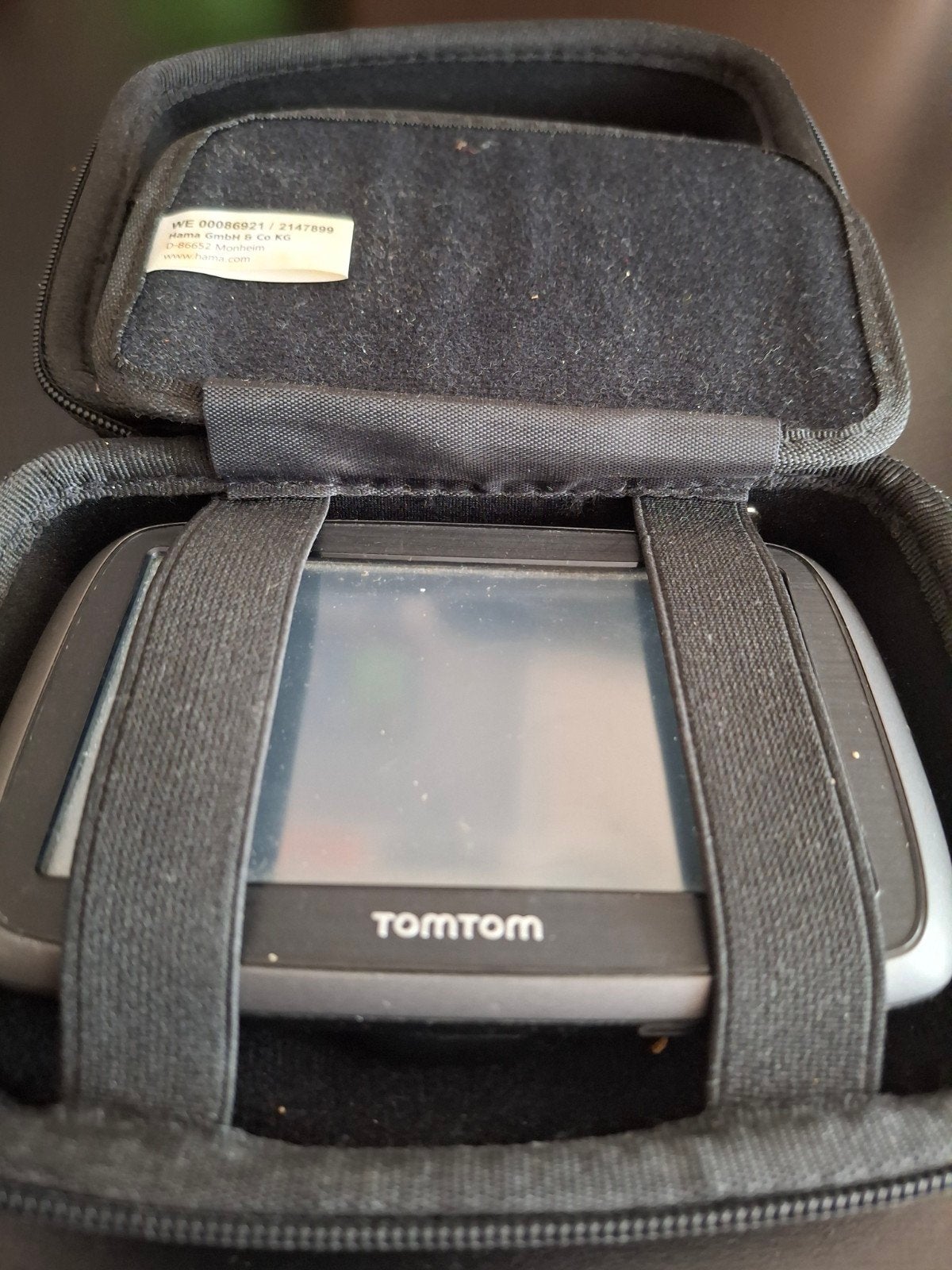 TomTom navigatiesysteem met Hama beschermhoes, Ophalen, Gebruikt
