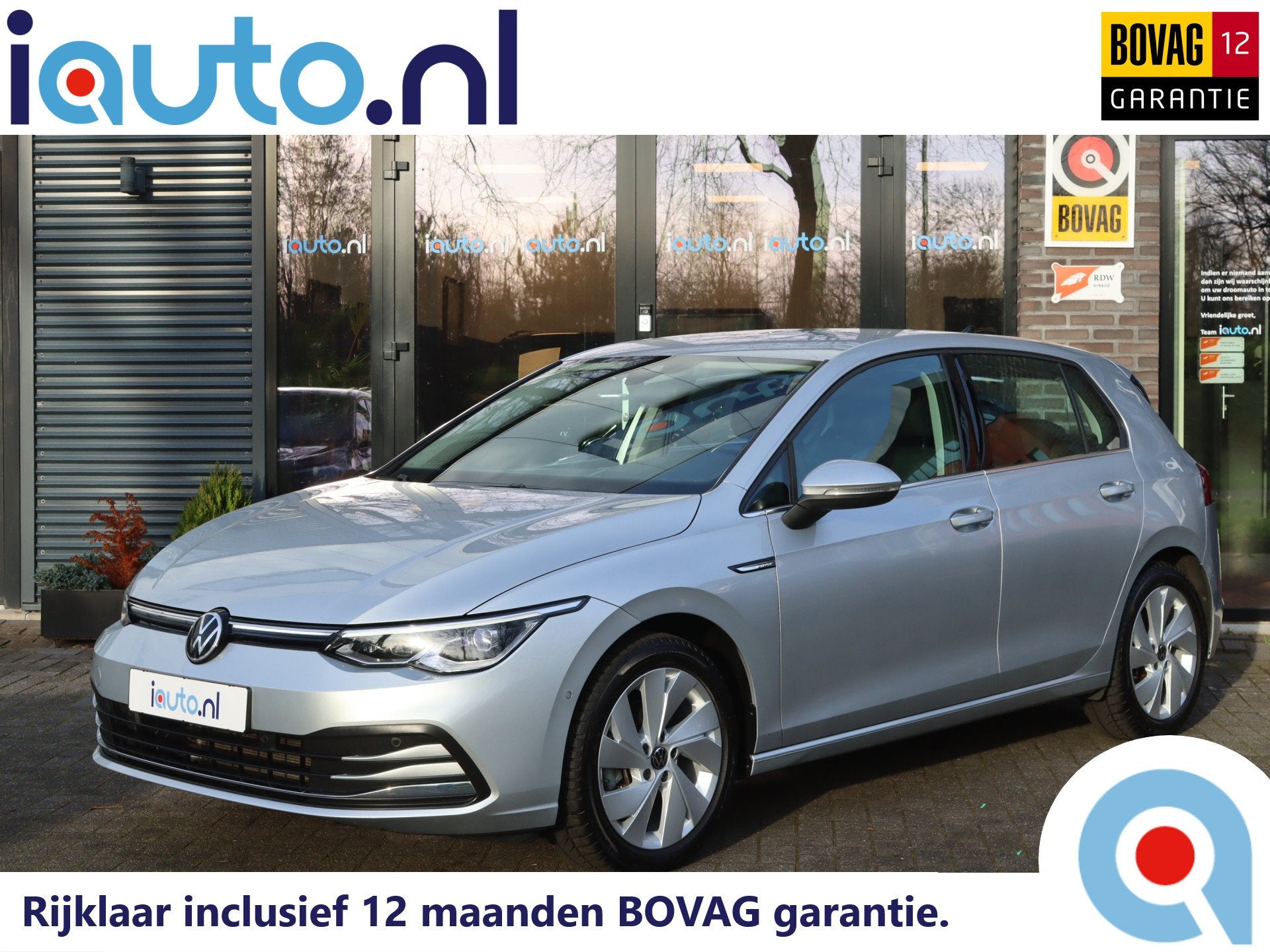Volkswagen Golf 1.5 eTSI 150pk DSG Style LED+/Keyless/Camera, 12 maanden, 4 cilinders, Alcantara, Bedrijf