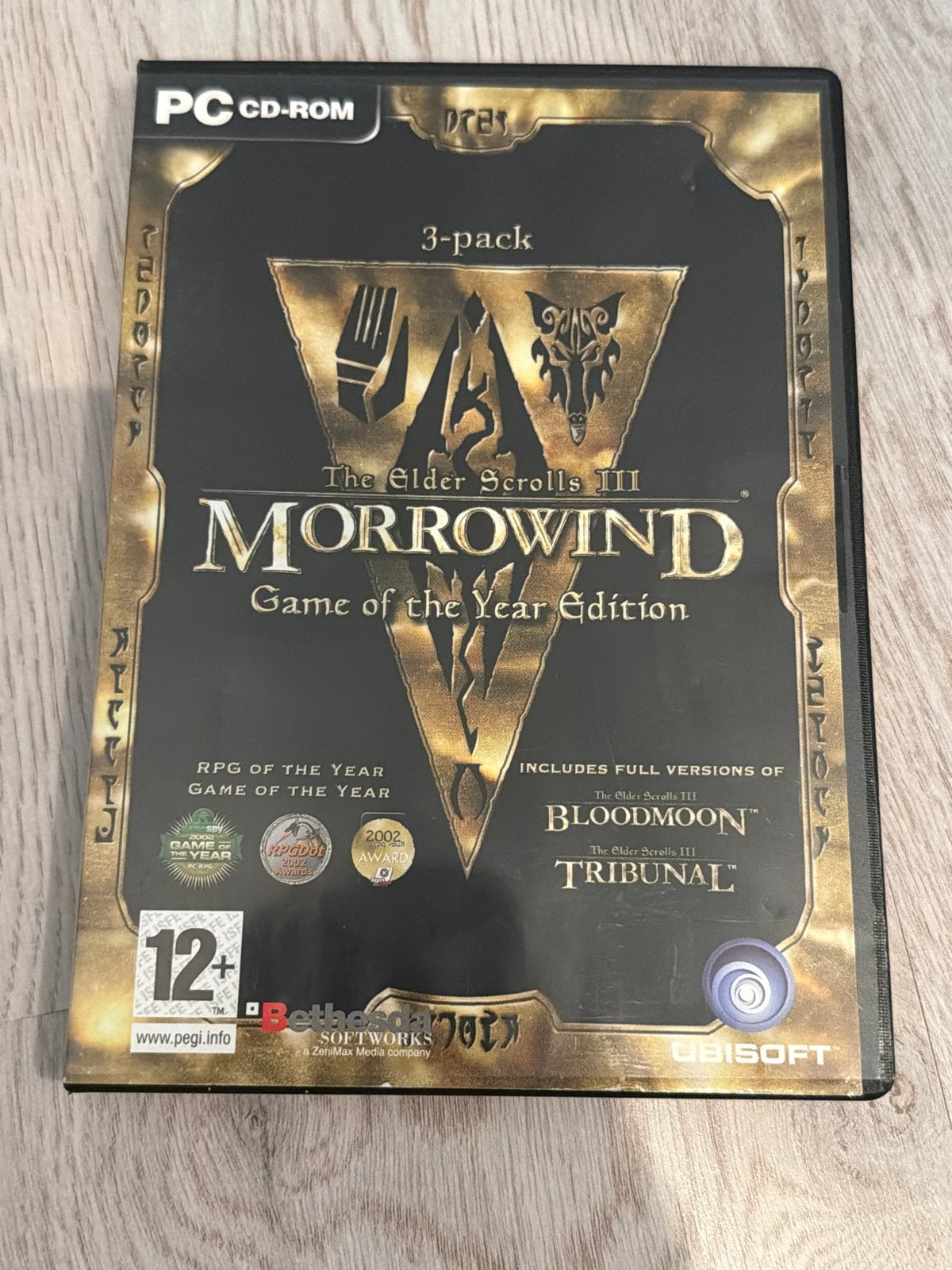 The Elder Scrolls III Morrowind Game of the Year Edition PC, Gebruikt, 1 speler, Ophalen of Verzenden, Role Playing Game (Rpg)