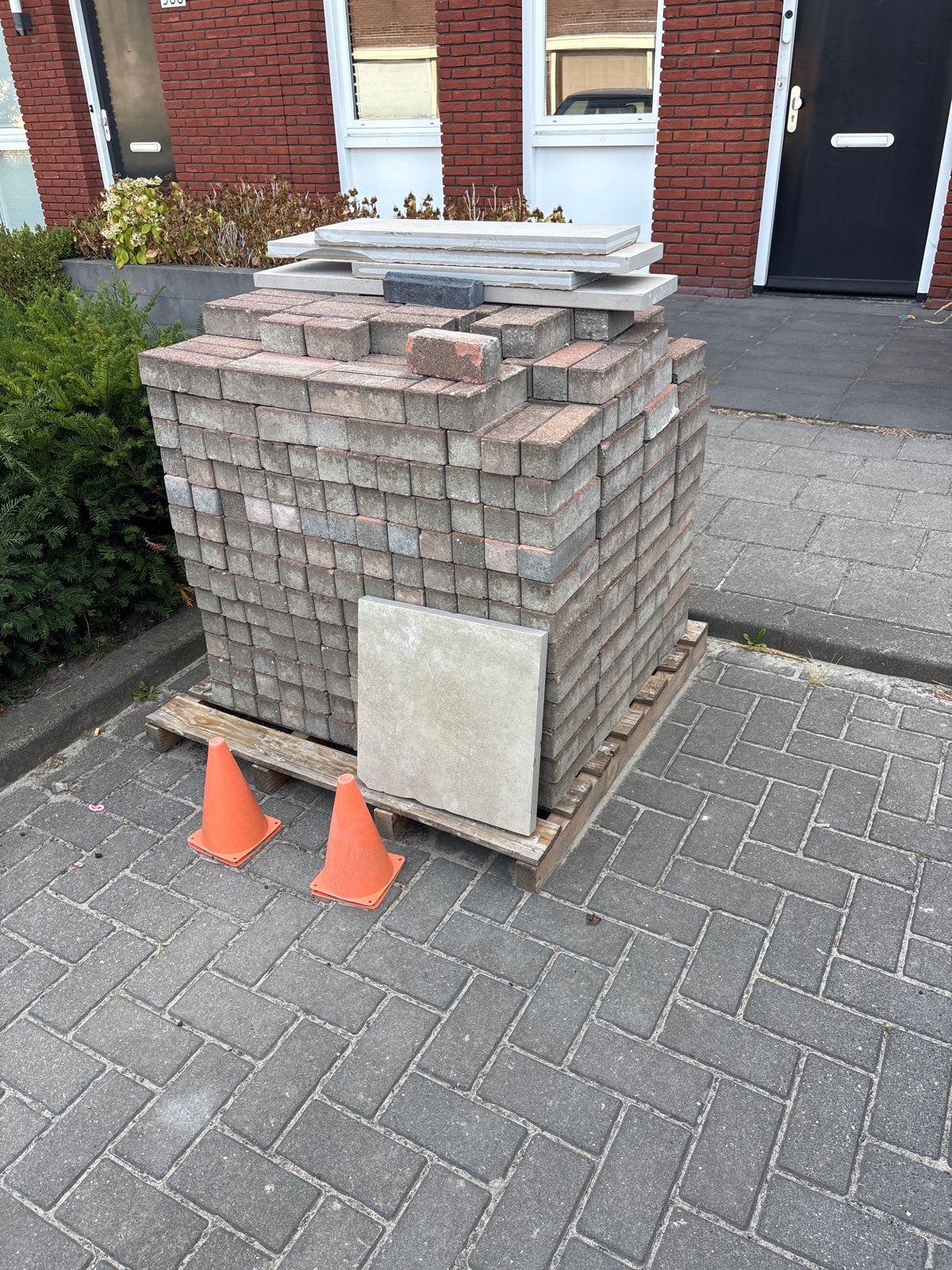 Gebruikte straattegels voor tuin of oprit GRATIS, Ophalen, Overige materialen, Gebruikt, Minder dan 20 cm