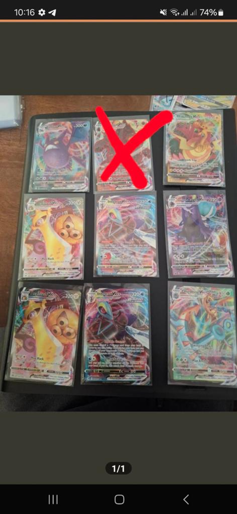 Pokemon v-max kaarten 8 stuks, Ophalen of Verzenden, Zo goed als nieuw, Meerdere kaarten