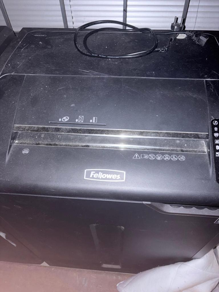 Fellowes Powershred papierversnipperaar - zo goed als nieuw, Ophalen of Verzenden