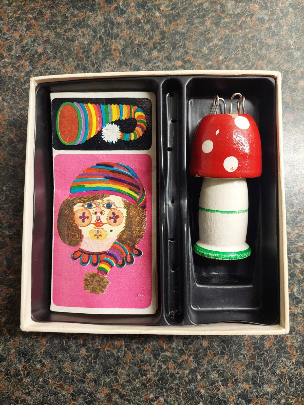 Vintage punnikklosje/punnikpaddestoel, Ophalen of Verzenden, Gebruikt, Hout, Knutselmateriaal