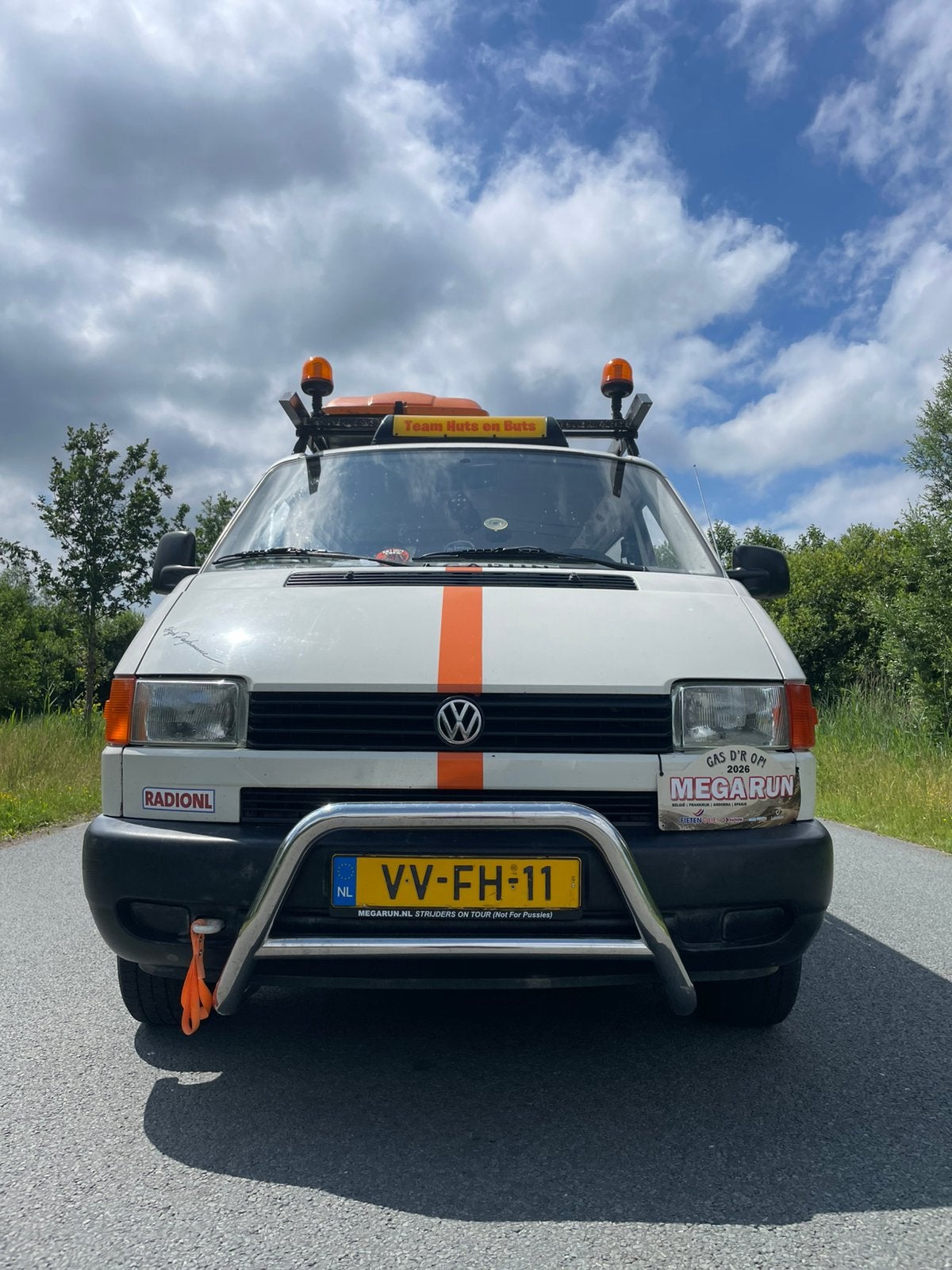 Dikke runner Volkswagen t4 1998 met zo goed als nieuwe APK, Voorwielaandrijving, Stof, Wit, Origineel Nederlands