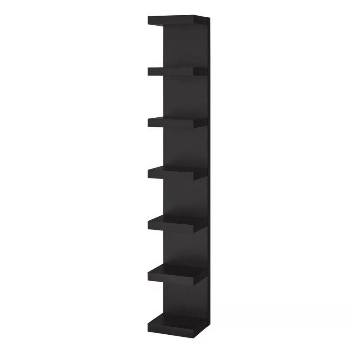 IKEA LACK wandplank zwart - Zo goed als nieuw, Huis en Inrichting, Kasten | Boekenkasten, Ophalen, Met plank(en), Minder dan 50 cm