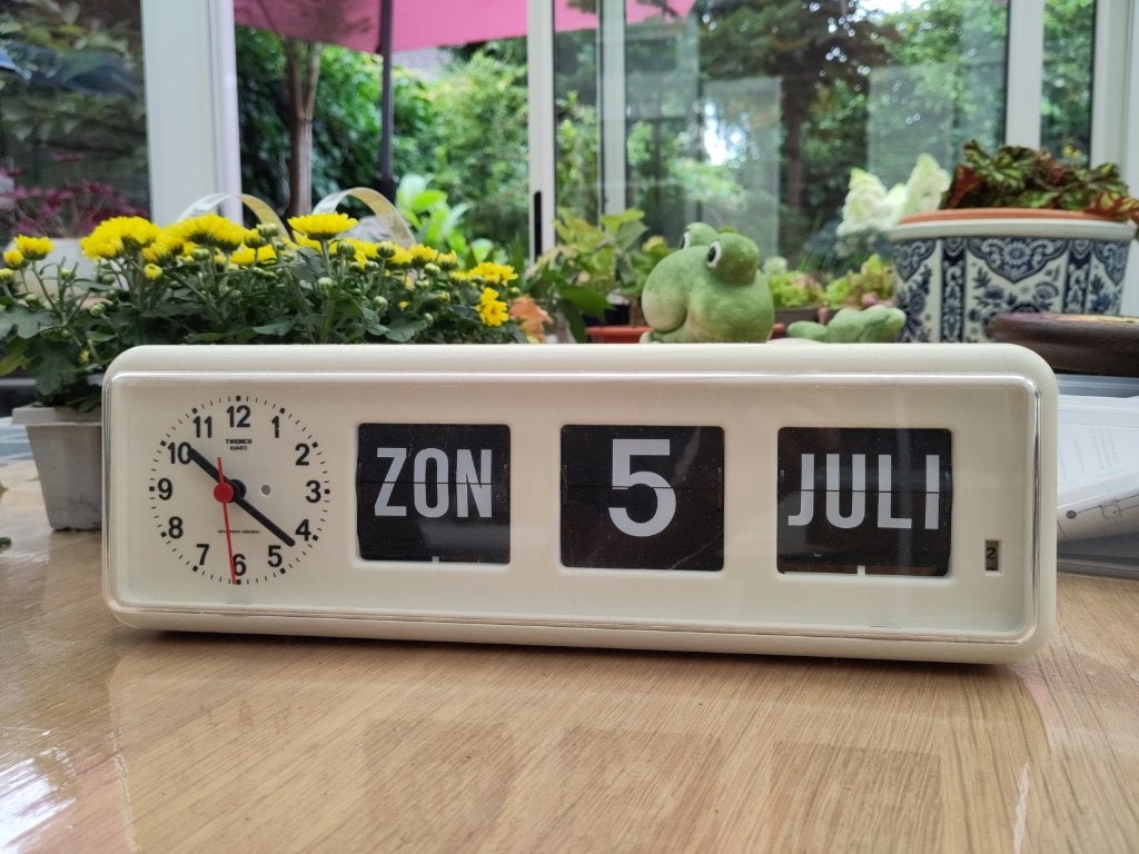 TWEMCO senioren flipklok, Ophalen of Verzenden, Gebruikt