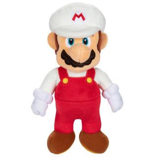 Super Mario Pluche 20 cm: Fire Mario, ., Overige typen, Nieuw, Ophalen of Verzenden