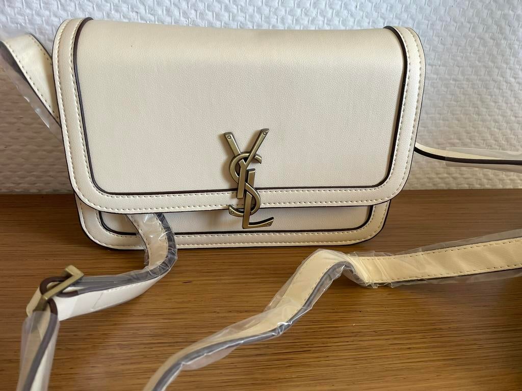 Kwaliteitshandtas ysl nieuw ook in de kleur gebroken wit, Verzenden, Nieuw, Wit, Schoudertasje