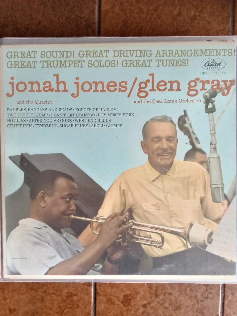 Jonah Jones/Glen Gray, Ophalen of Verzenden, Zo goed als nieuw, 12 inch, Jazz