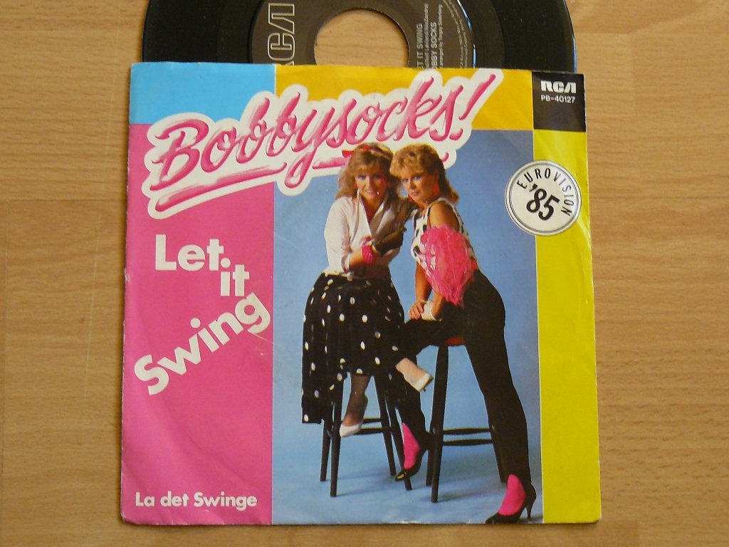 single Bobbysocks * Let it swing , Eurovision, Cd's en Dvd's, Vinyl Singles, Verzenden, Gebruikt, Pop