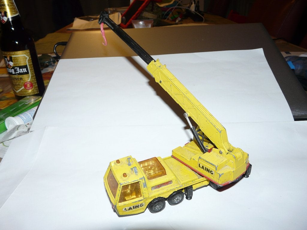 Matchbox Super Kings K-12 Hercules Mobiele Kraan, Hobby en Vrije tijd, Ophalen, Gebruikt, Auto, Matchbox