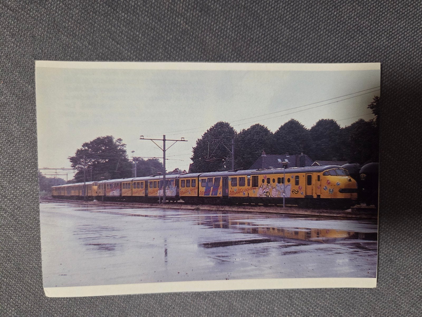 NS Trein Plan U en Diesel 3 - Foto en Informatiekaart, Ophalen of Verzenden