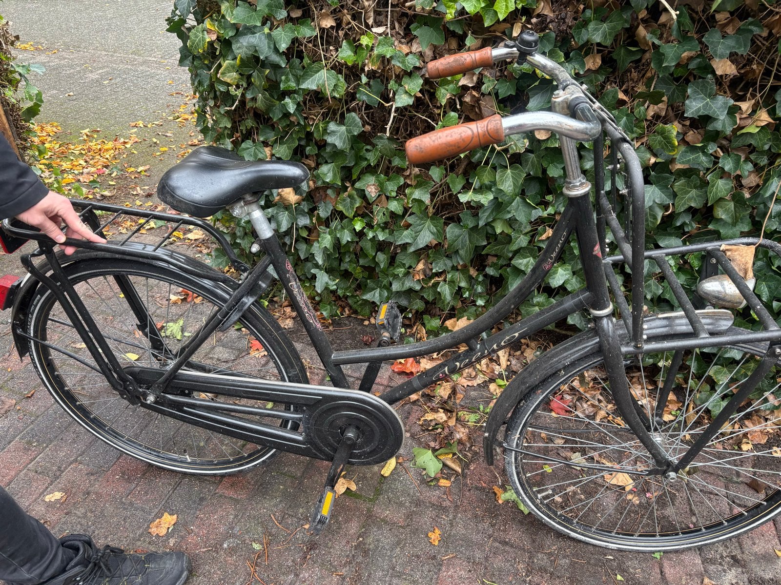 Gratis Zwarte damesfiets, Fietsen en Brommers, Versnellingen, Trommelrem, Ophalen, Overige merken