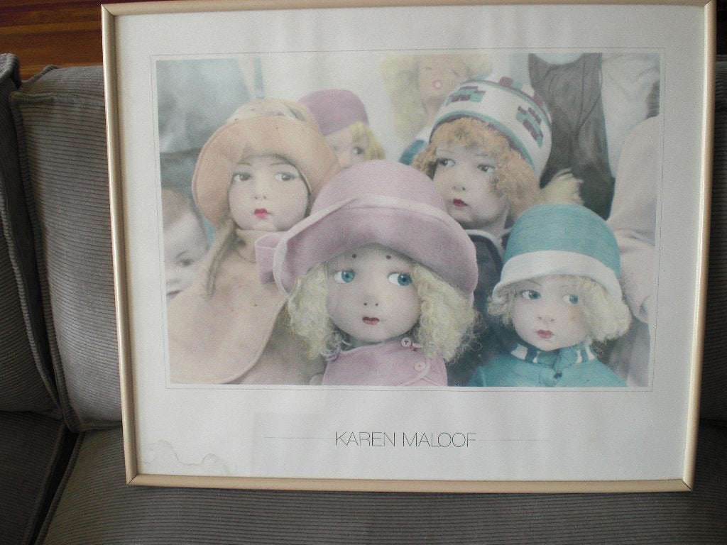 Mooi Reproductie / Schilderij van Karen Maloof, Ophalen of Verzenden, Gebruikt, Schilderij