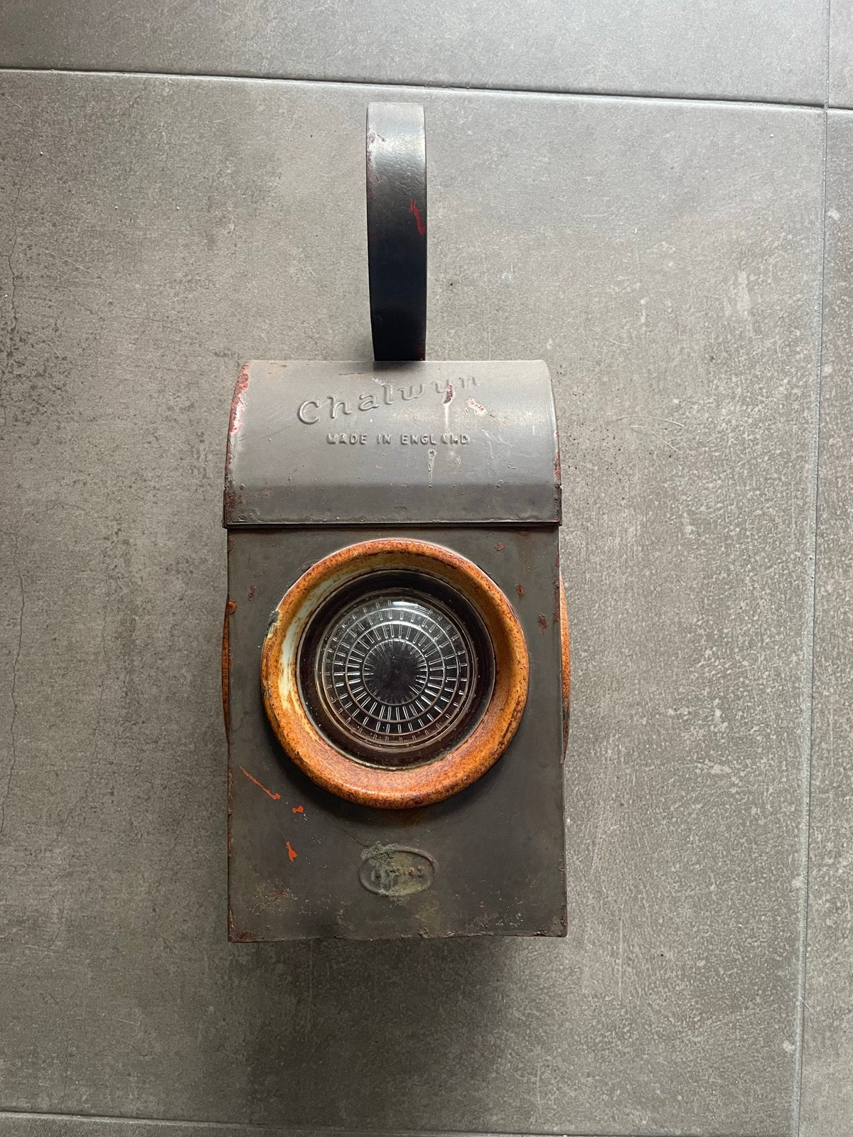 Antieke seinlamp spoorwegen - Chalwyn Made in England, Ophalen