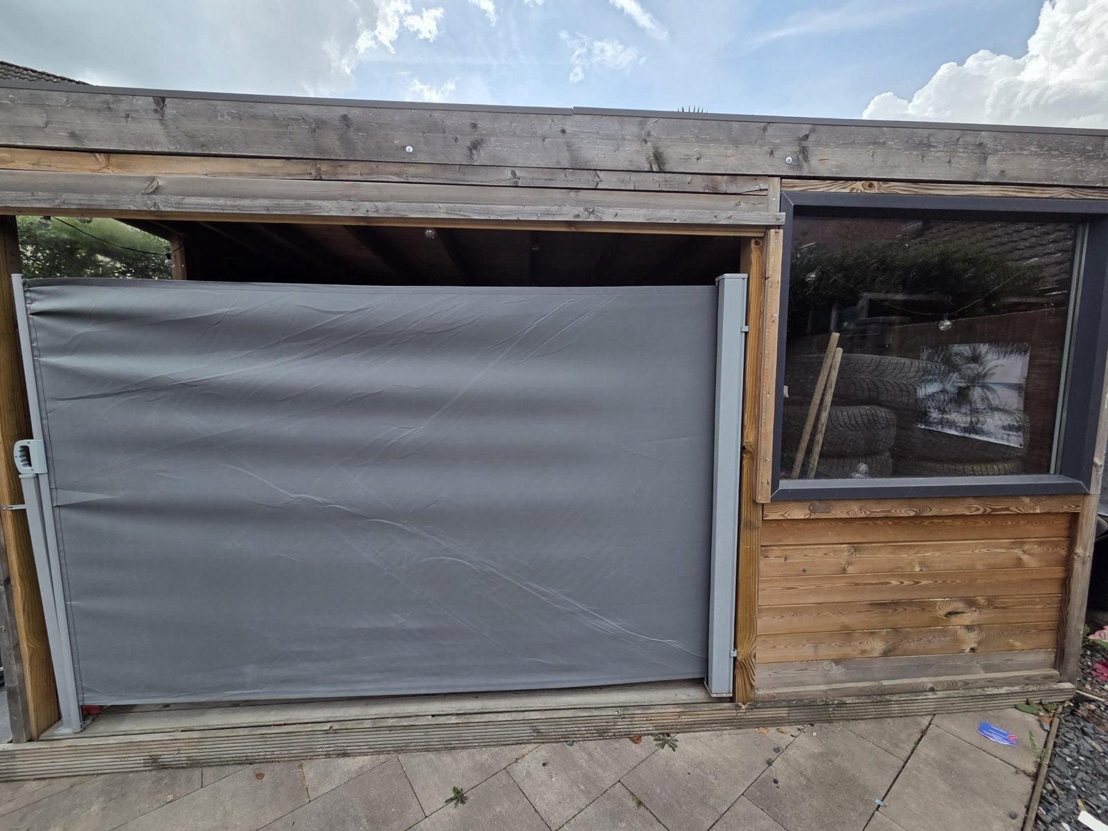 Houten tuinhuis/prieel, Ophalen, Tuinhuis, 250 tot 500 cm, 2 ramen