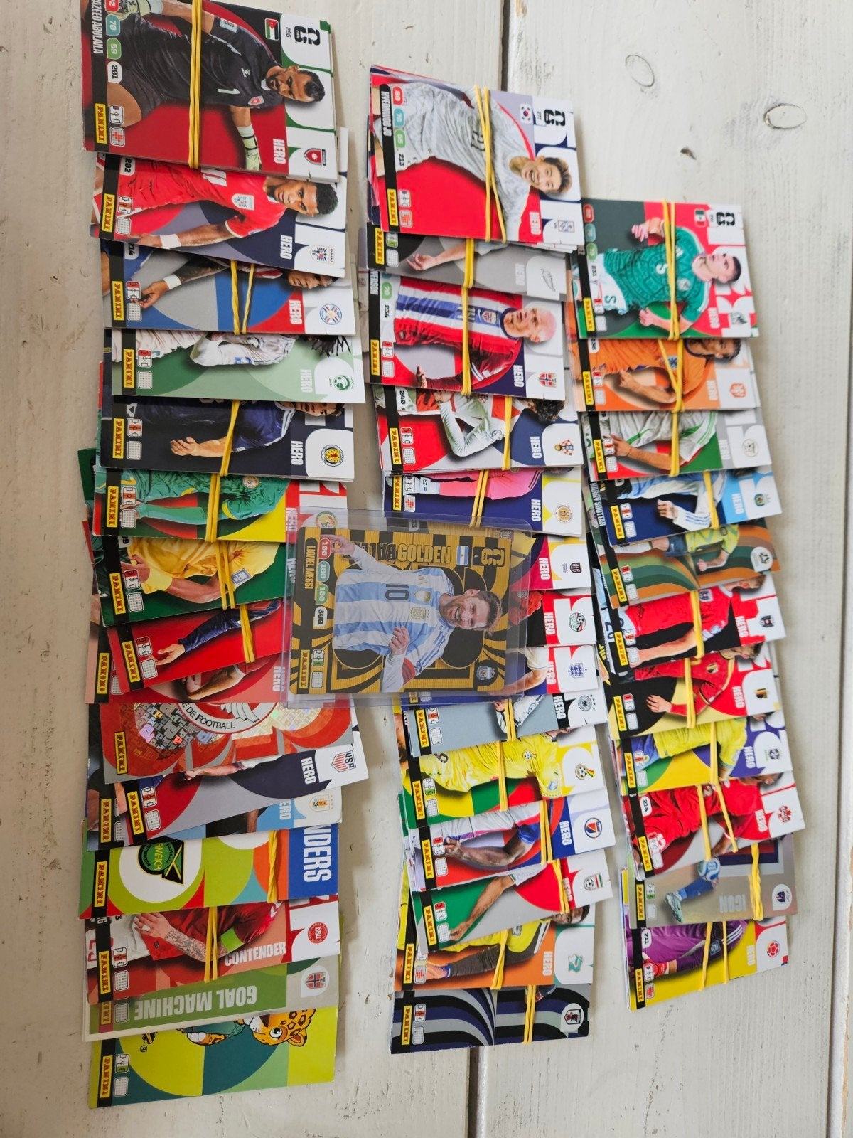 Verzameling Panini Adrenalyn XL World Cup voetbalplaatjes, Ophalen of Verzenden, Zo goed als nieuw, Meerdere plaatjes