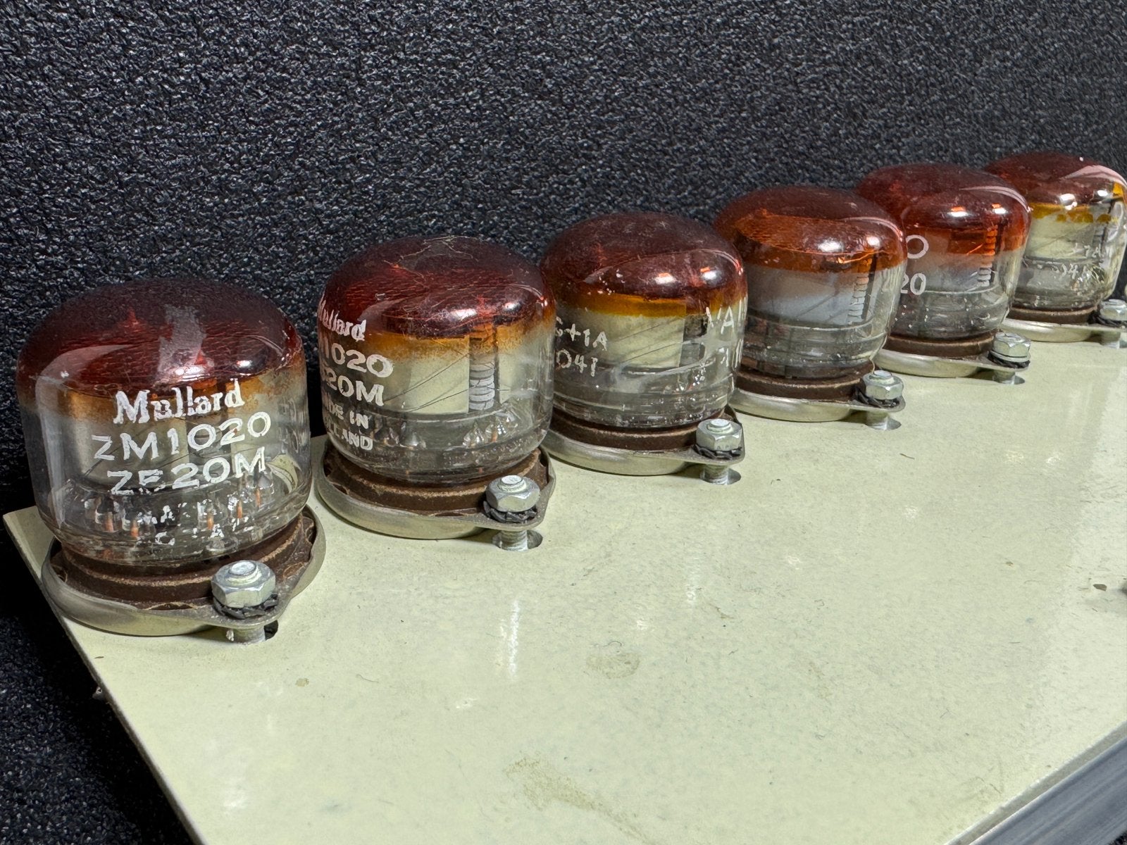 6x ZM1020 buisjes op voet, Ophalen of Verzenden, Gebruikt
