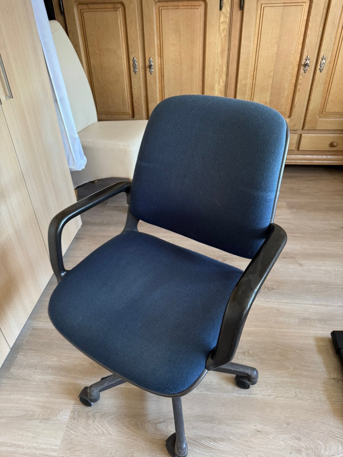 Bureaustoel, Ophalen, Gebruikt, Blauw, Bureaustoel