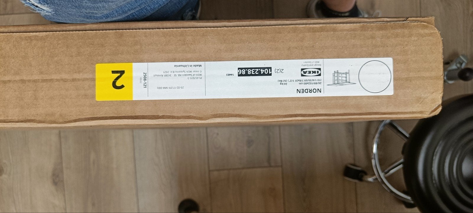 IKEA NORDEN Klaptafel - Nieuw in doos, Huis en Inrichting, Ophalen, 100 tot 150 cm, Nieuw, 50 tot 100 cm
