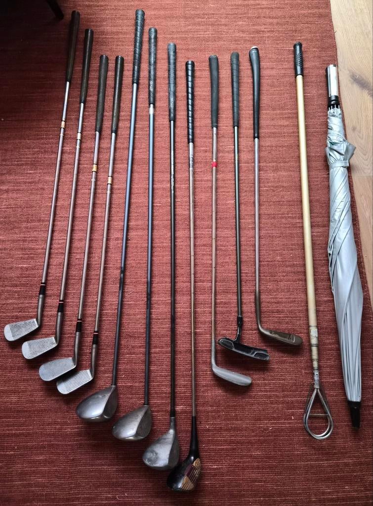 Complete Golfset: Slazenger, Callaway, Fiegs, Forgan, Cobra, Sport en Fitness, Golf, Gebruikt, Set, Callaway, Ophalen of Verzenden