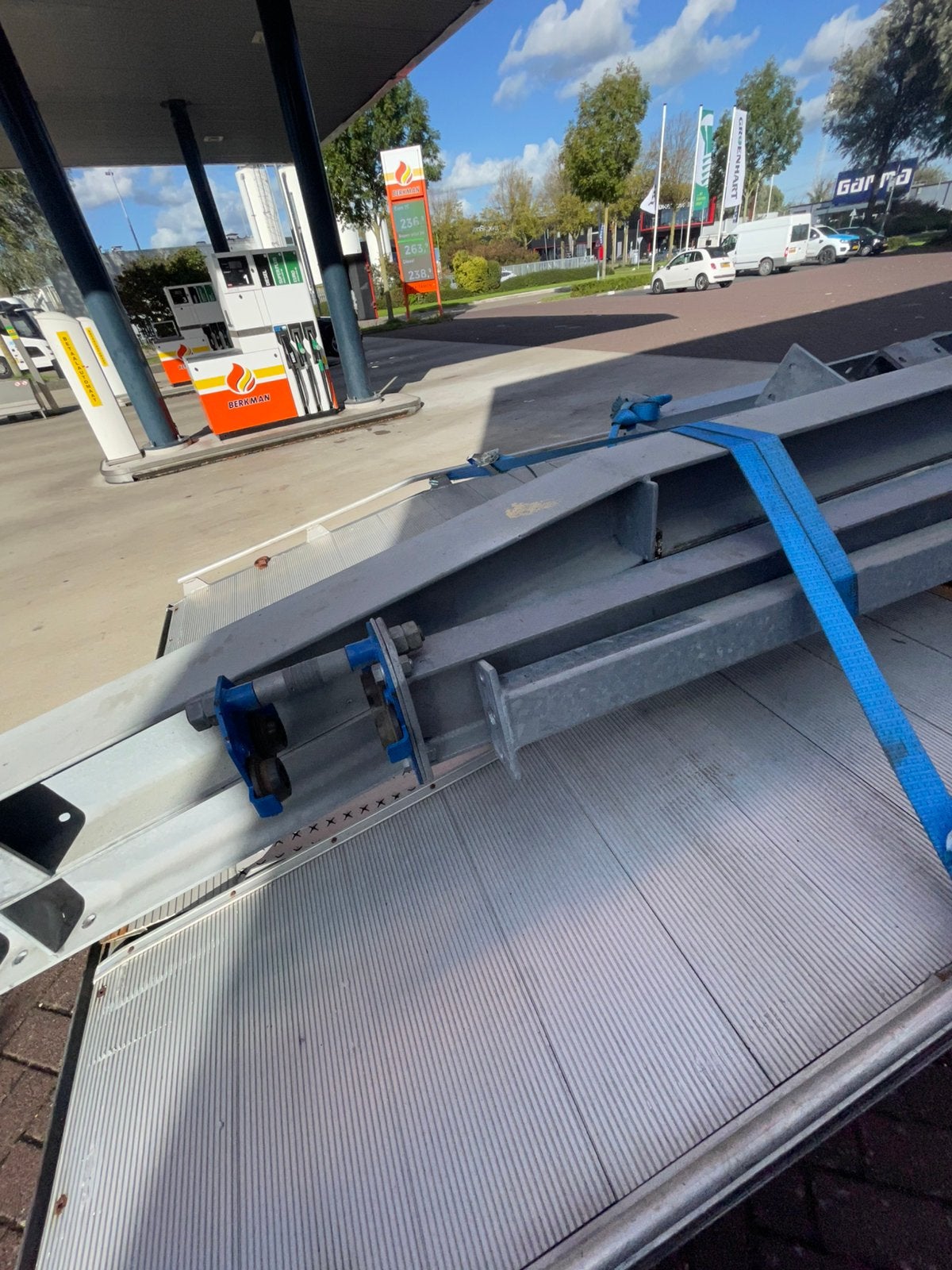 Hijs portaal verzinkt, Ophalen, Gebruikt