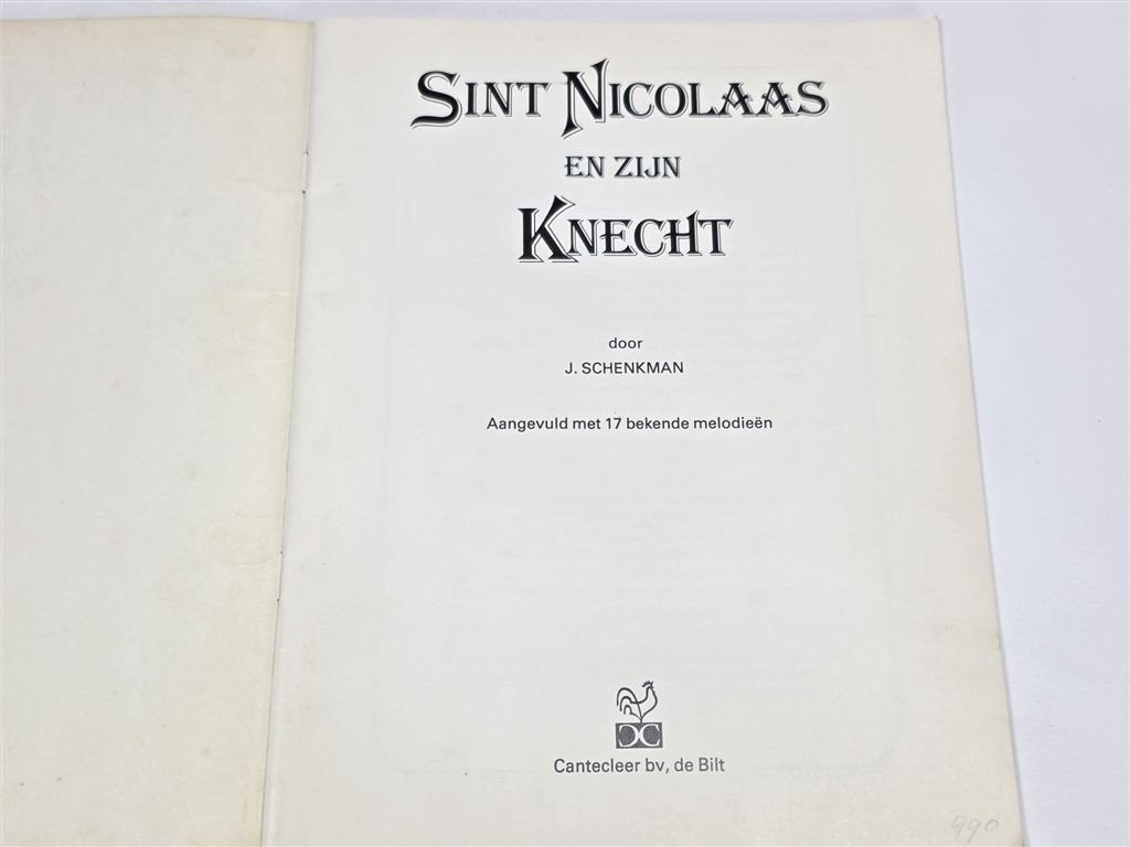Sint Nicolaas en zijn Knecht — Vintage Prentenboek 1981, Gebruikt, -, -, Ophalen of Verzenden