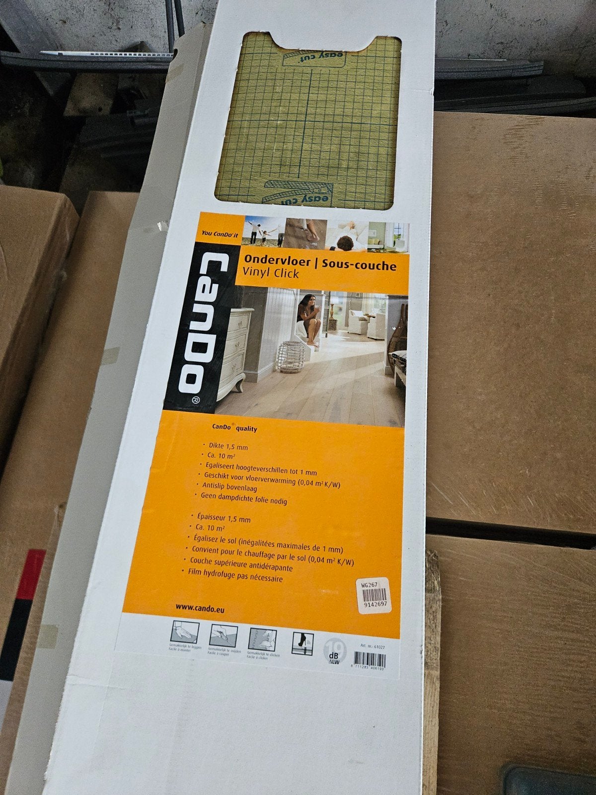 Ondervloer, Ophalen of Verzenden, Nieuw, 25 tot 50 m², Laminaat