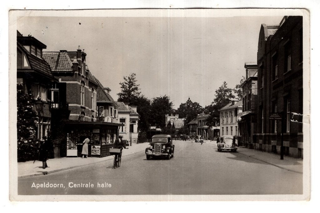 Apeldoorn Centrale Halte, Verzamelen, Ophalen of Verzenden, 1940 tot 1960, Gelopen, Gelderland