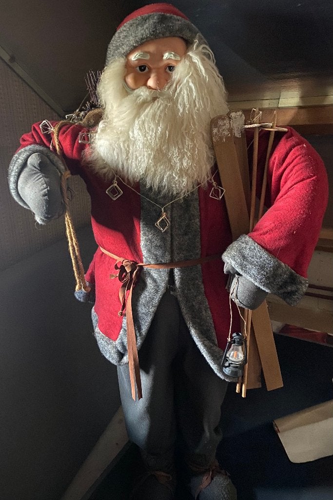 kerstman groot, Ophalen