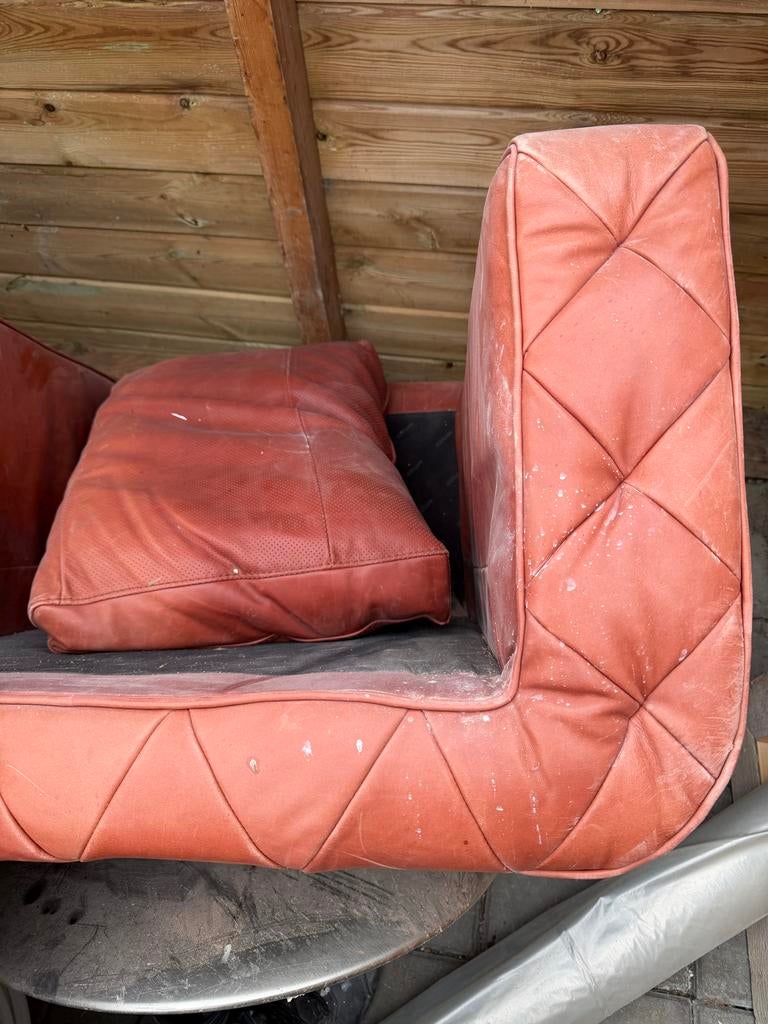 Leren fauteuil - gratis af te halen, Ophalen of Verzenden, Gebruikt