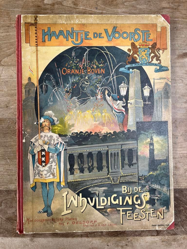 Haantje de Voorste prentenboek 1898, Ophalen of Verzenden, Gelezen, Prentenboek