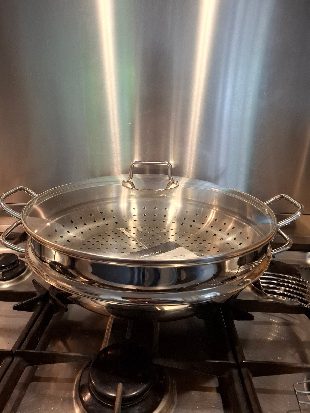 WMF 4 delige wokpan Macao 36 cm doorsnee, Ophalen, Gebruikt, Wok, WMF