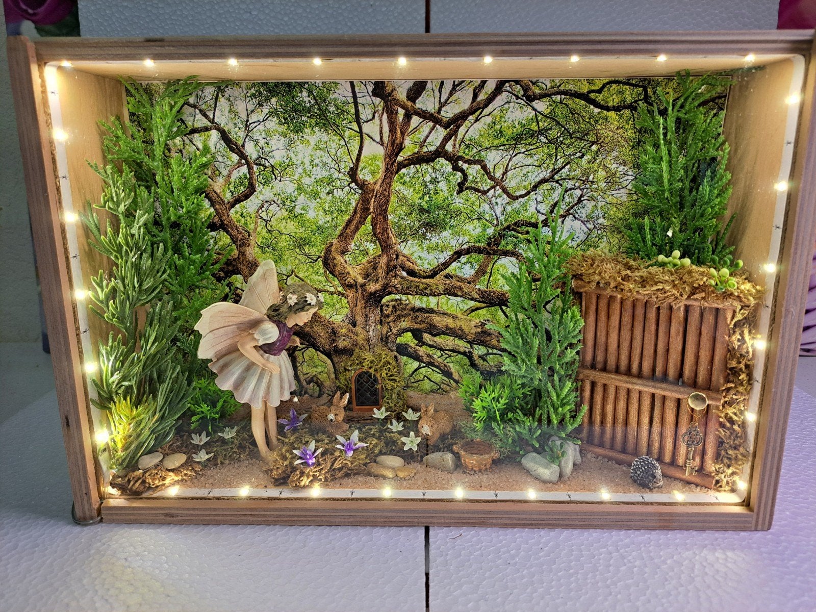 kijkkast flowerfairie, Ophalen of Verzenden