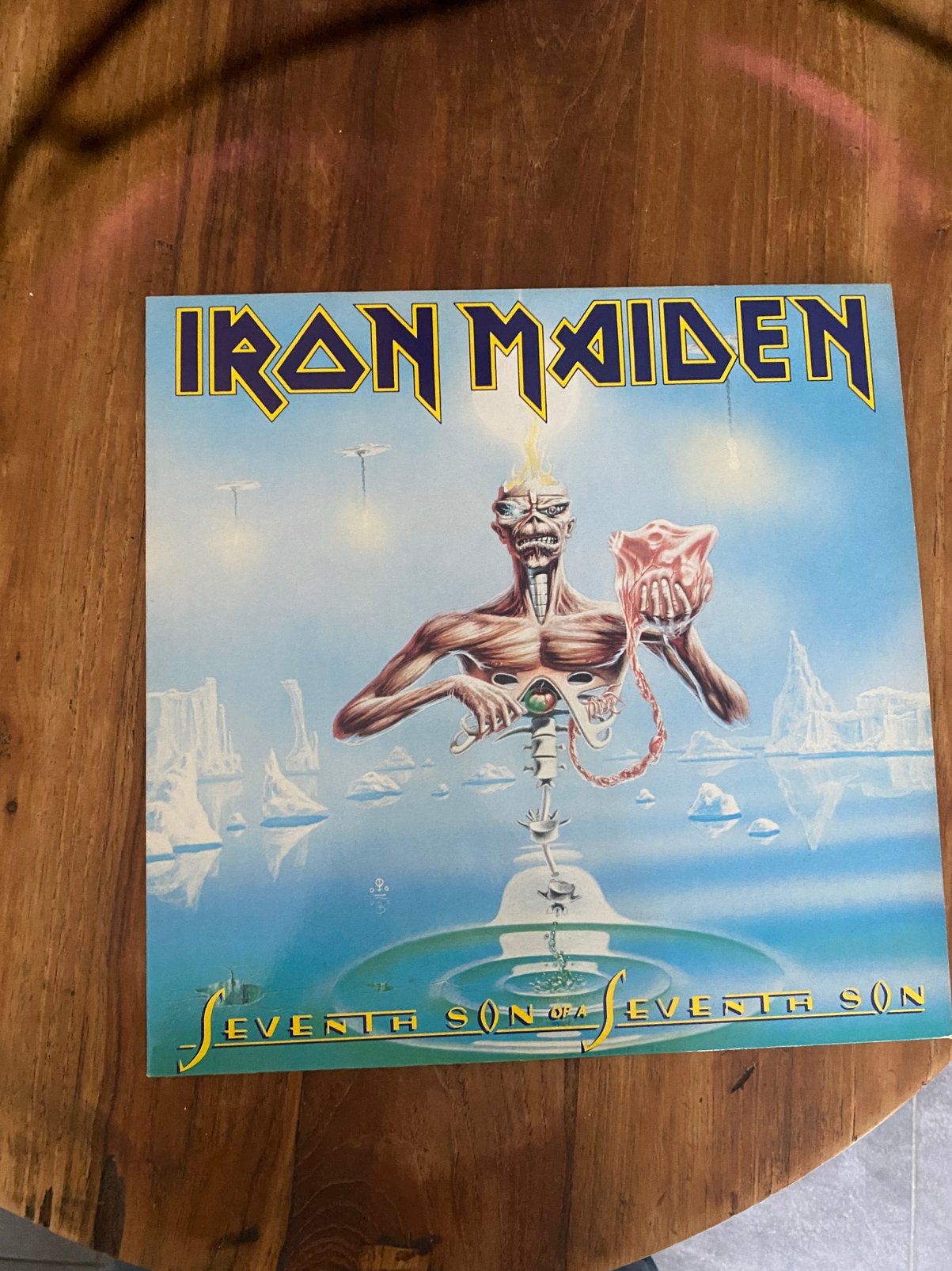 Te koop LP Iron Maiden -Seventh Son of a Seventh Son, Ophalen of Verzenden, Gebruikt, 12 inch, LP