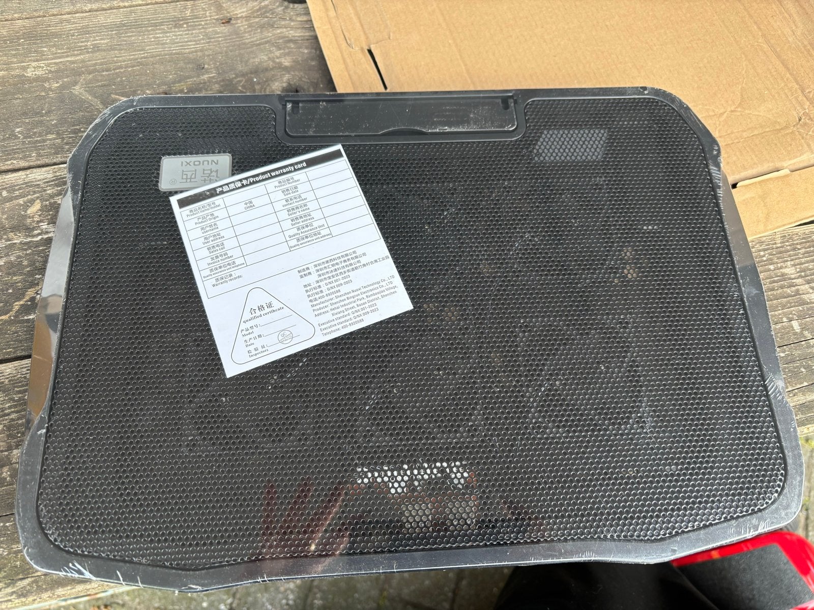 IXONN Laptop Koeler met Ventilator en Verstelbare Hoogte, Computers en Software, Ophalen of Verzenden, Nieuw, In hoogte verstelbaar