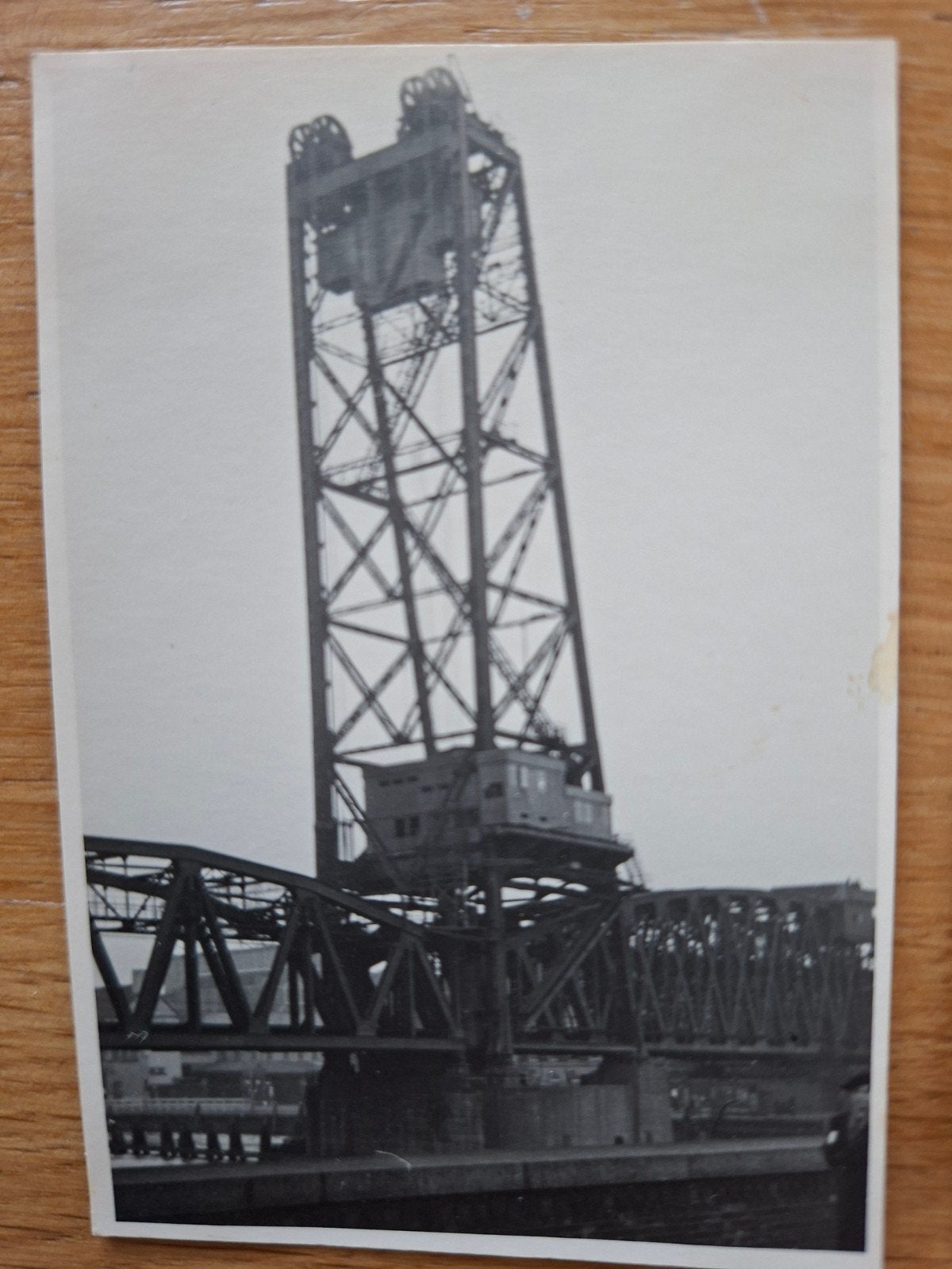 Foto Rotterdam 1940 Hefbrug hef, Gebruikt, Foto, Ophalen of Verzenden, Voor 1940