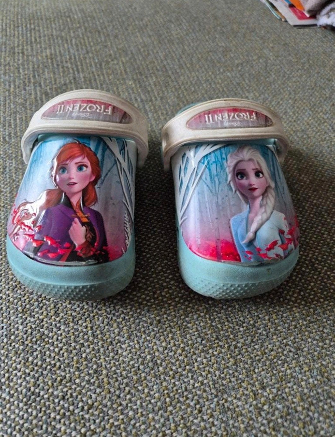 te koop crocs van FROZEN maat 23 /24, Gebruikt, Meisje, Overige typen, Ophalen of Verzenden