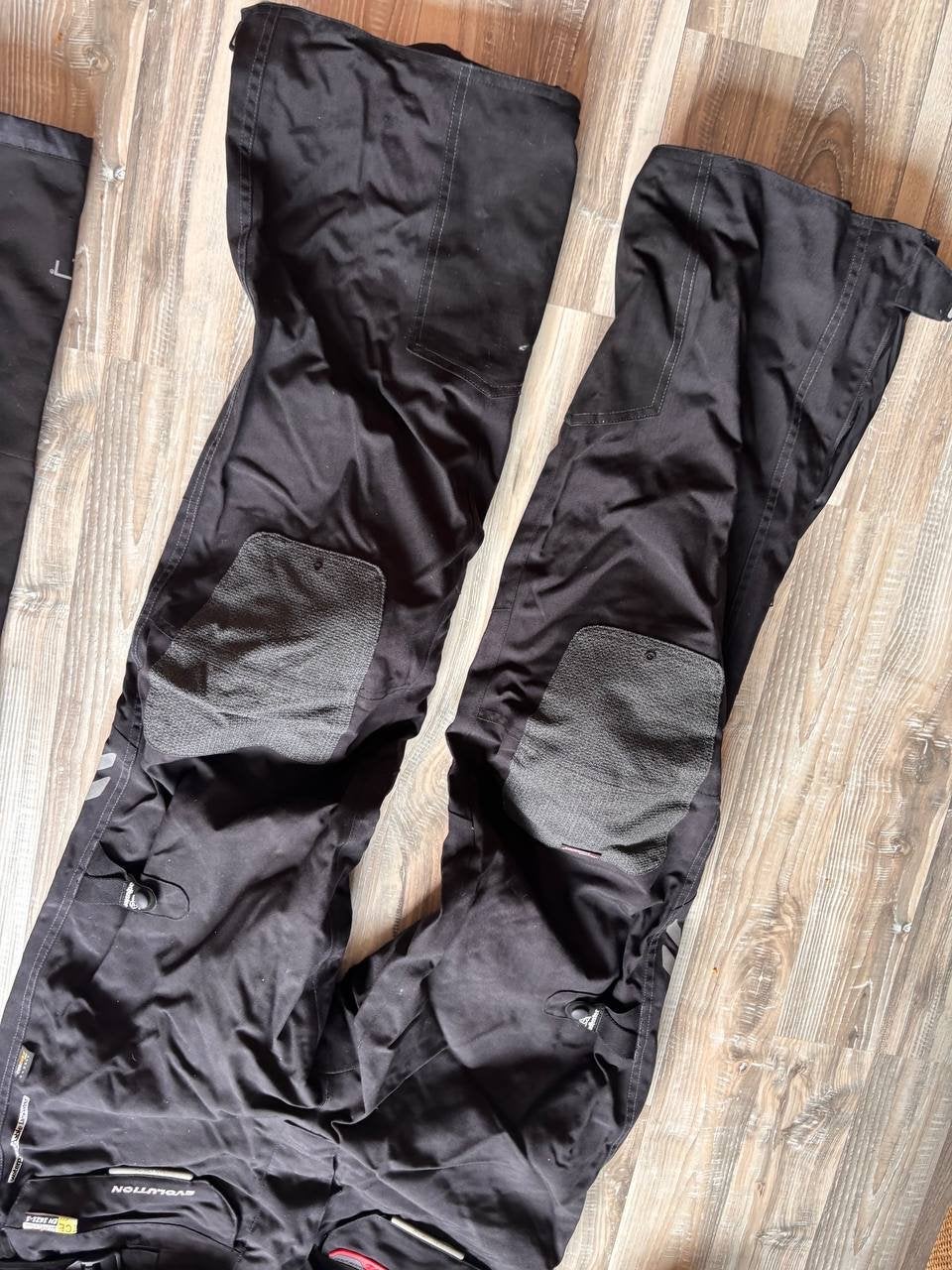 Zwarte EVO motorbroek en jas set - Maat XL, Motoren, Ophalen of Verzenden, Tweedehands, Heren, Combipak