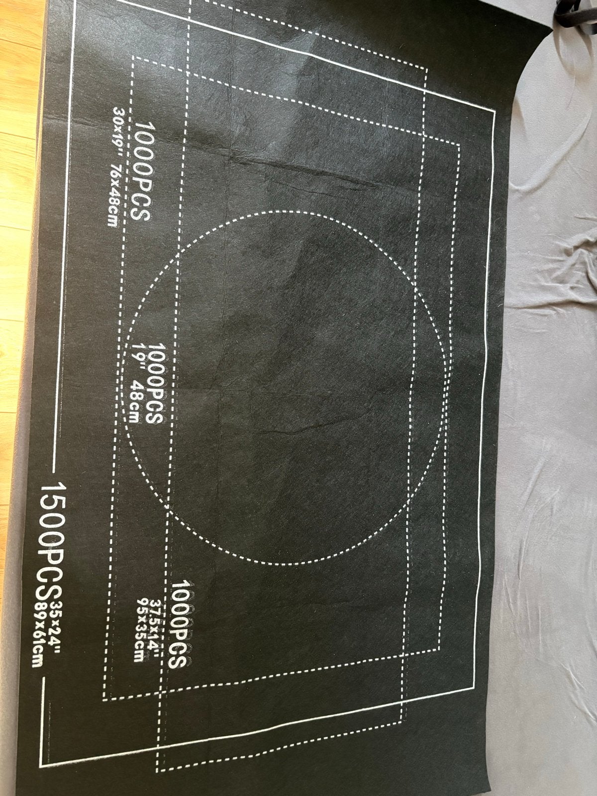 Puzzelmat voor legpuzzels tot 1500 stukjes, Hobby en Vrije tijd, Denksport en Puzzels, Zo goed als nieuw, Legpuzzel, Meer dan 1500 stukjes