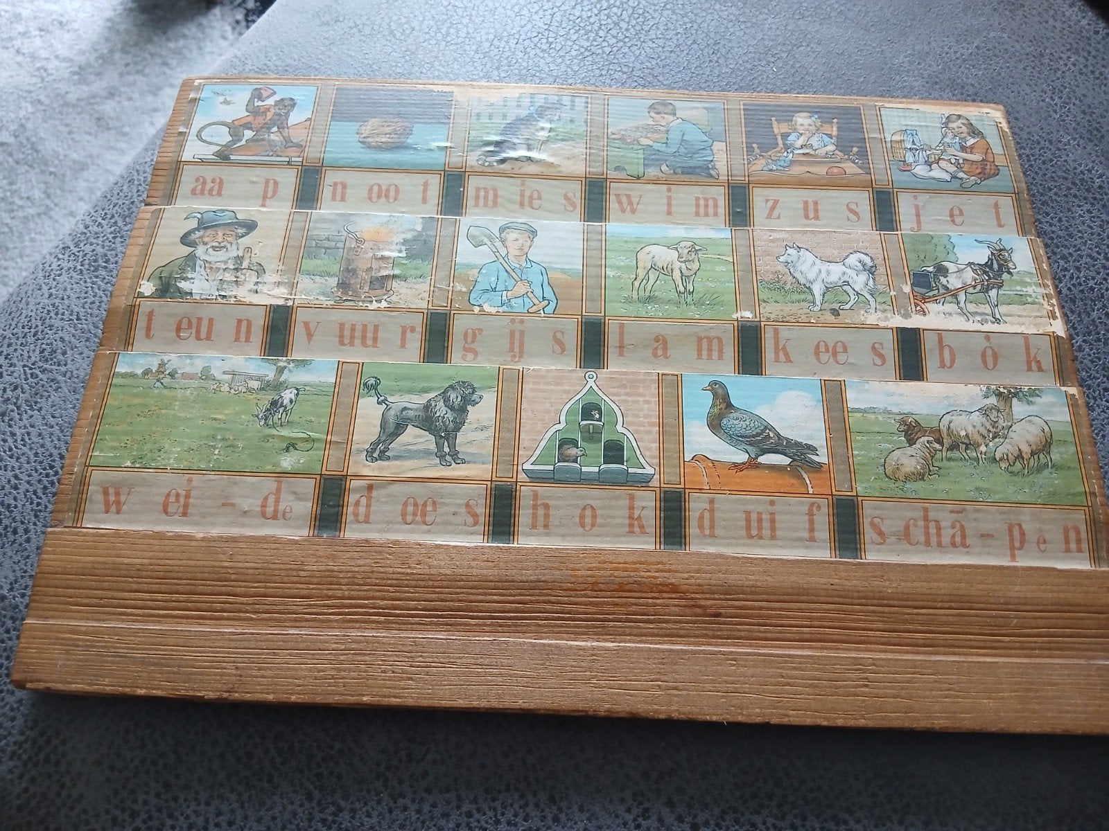 oude houten plank aap noot mies, Ophalen, Overige thema's