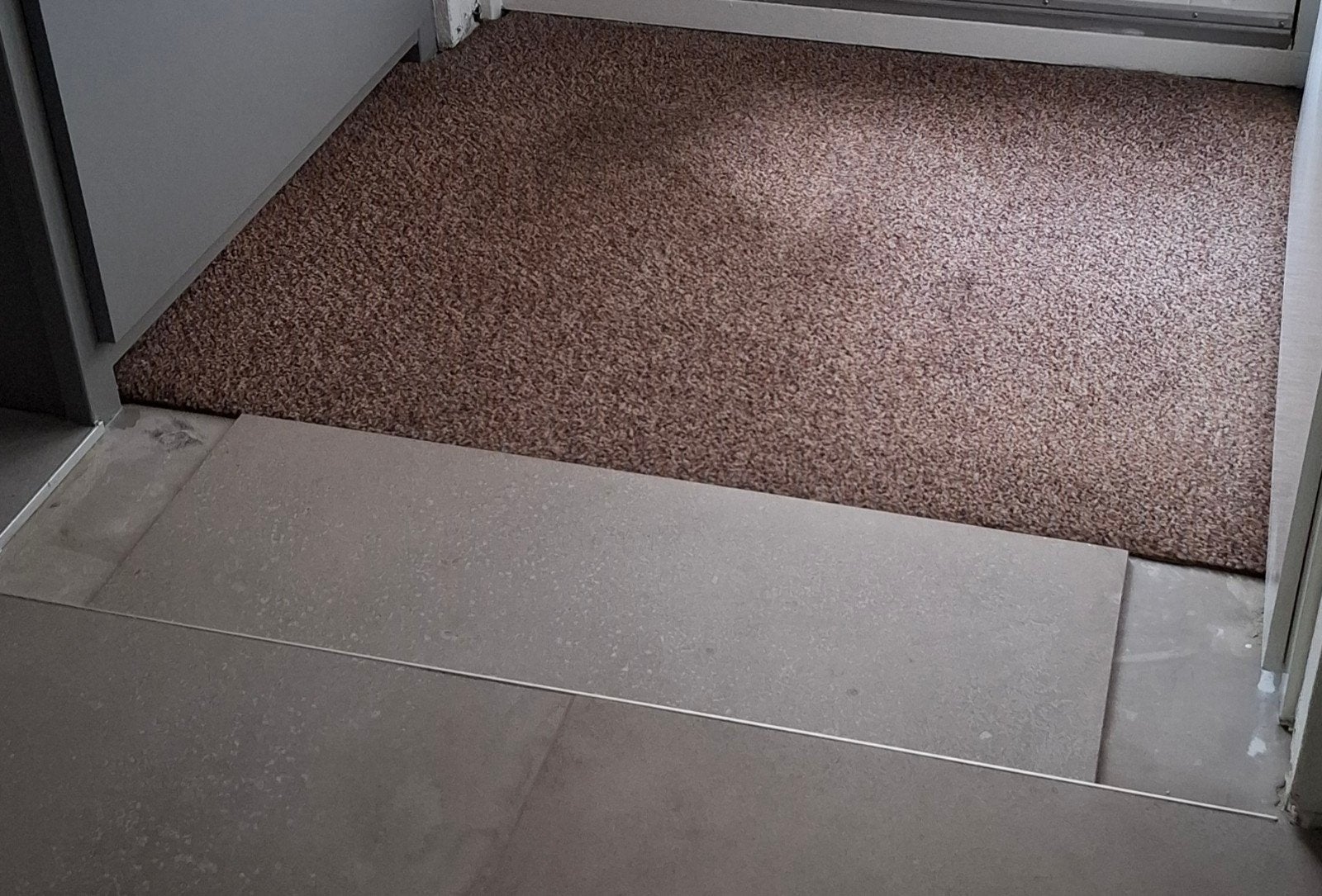 Koopje forbo schoonloopmat, Verzenden, Gebruikt, Beige