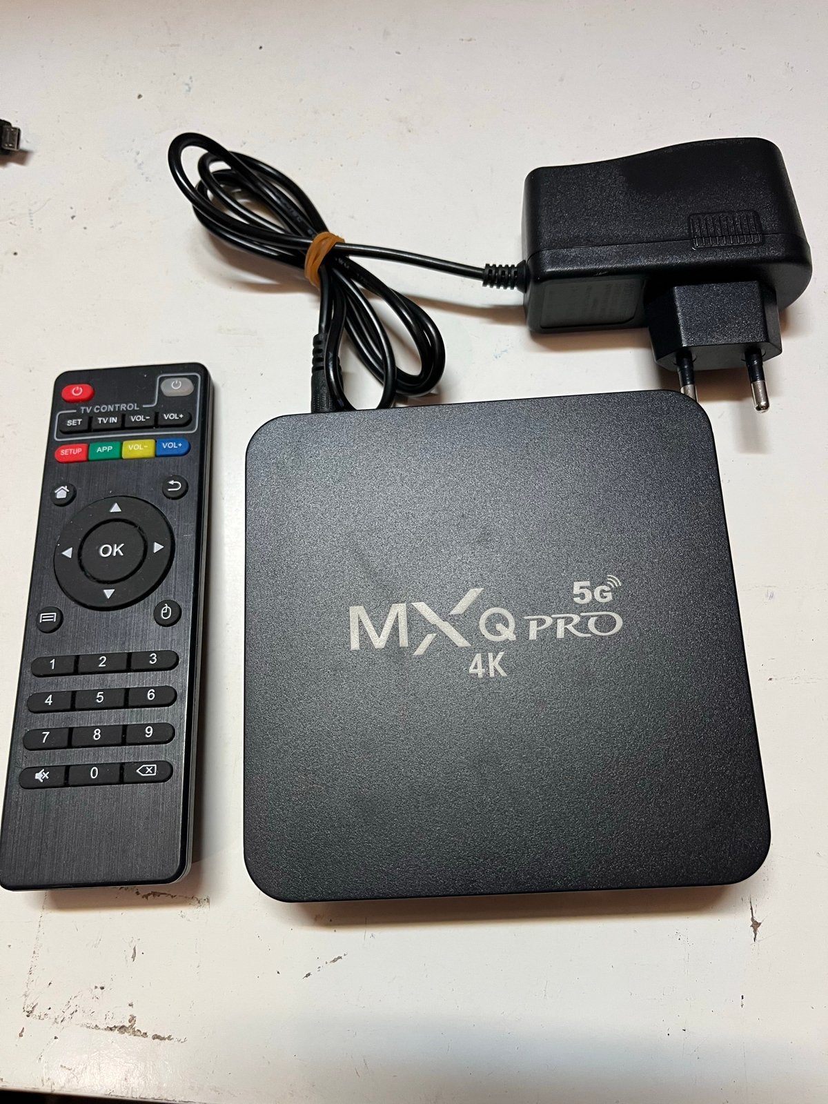 MXQ Pro 4K 5G Android TV Box met afstandsbediening, Ophalen of Verzenden, Zo goed als nieuw, HDMI, Zonder harde schijf